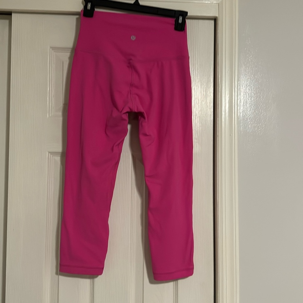 Lululemon align hot pink size 6 pants . Perfect condition worn only a few times